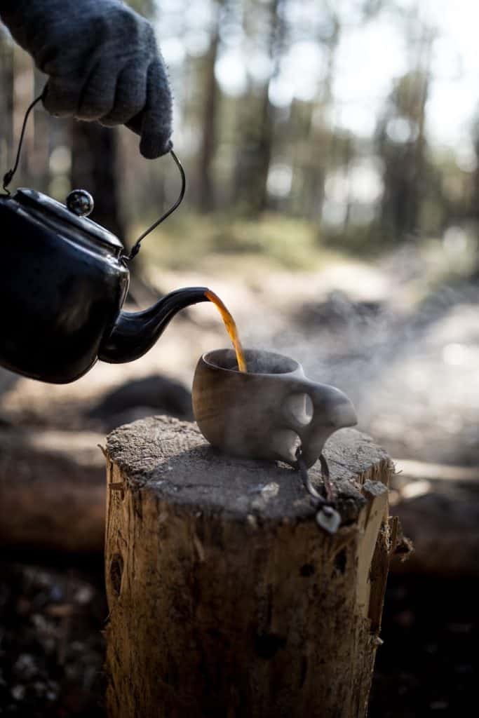 Nokipannukahvit kruunaa retken kun retken